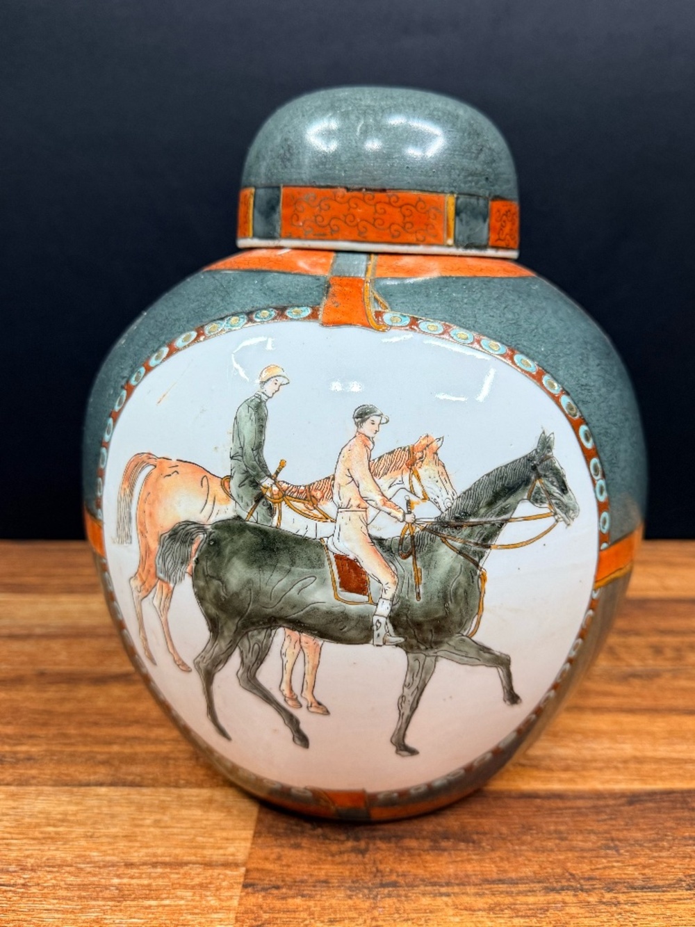 Equestrian Ginger Jar - Picture 2 of 16